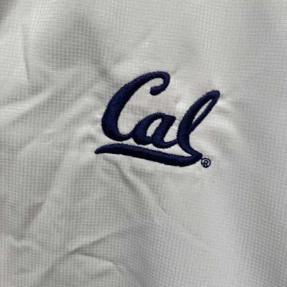 UC Berkeley Cal Bears Womens Size XL Under Armour Quarter Zip Jacket White 60 - Picture 7 of 11